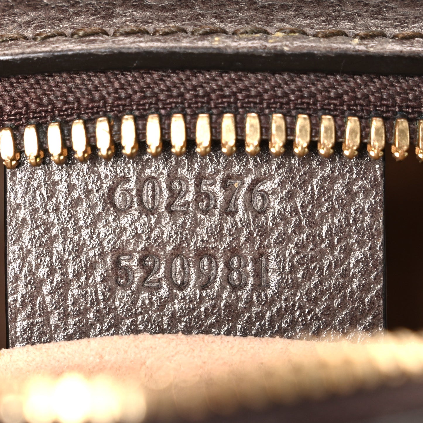 GG Supreme Monogram Mini Ophidia Top Handle Shoulder Bag Brown