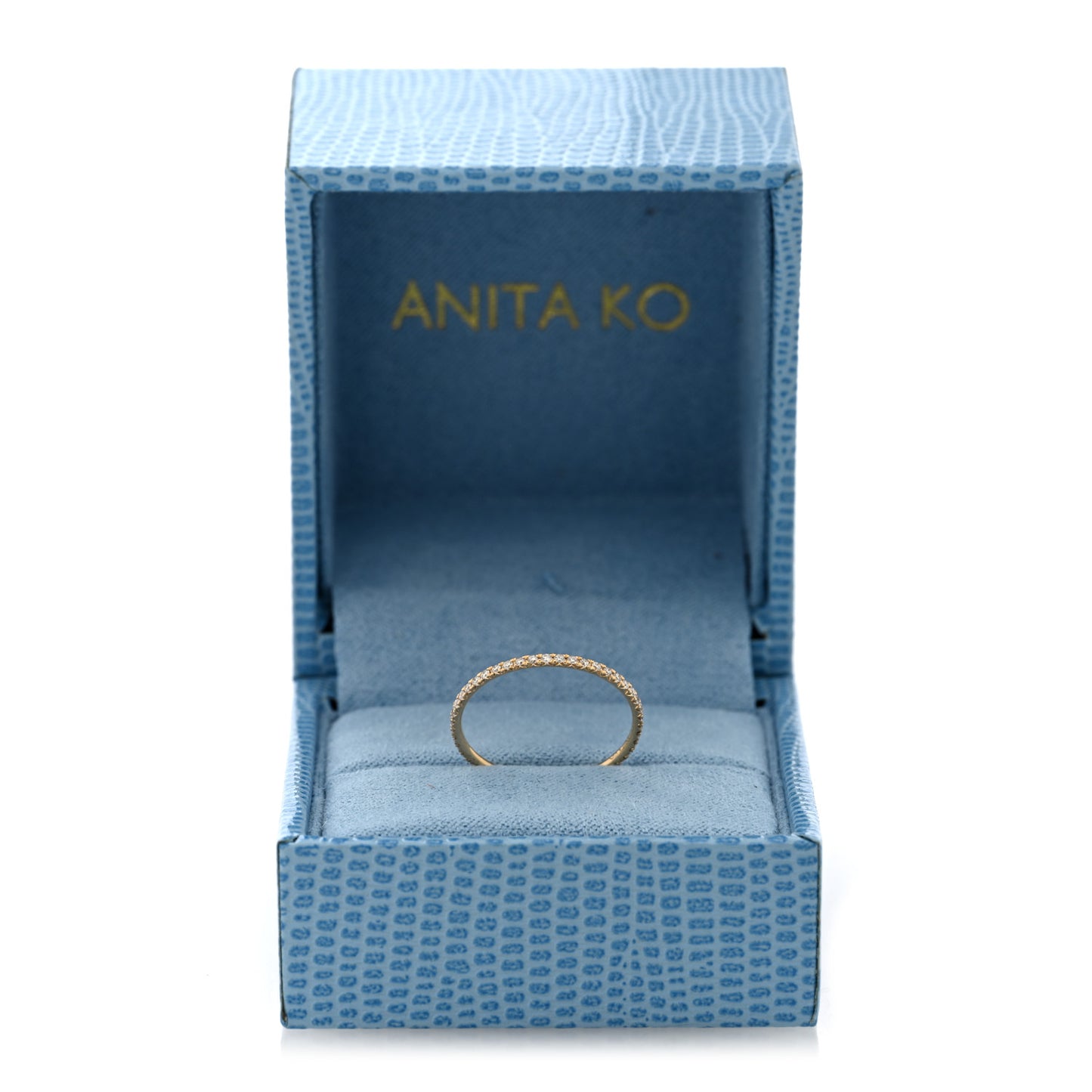 18K Yellow Gold Diamond Eternity Ring 50 5.5