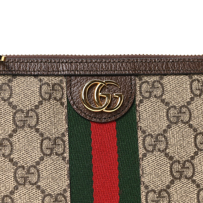 Gucci GG Supreme Monogram Web Ophidia Utility Belt Bag 85 34 Beige Ebony New Acero 8 of 10