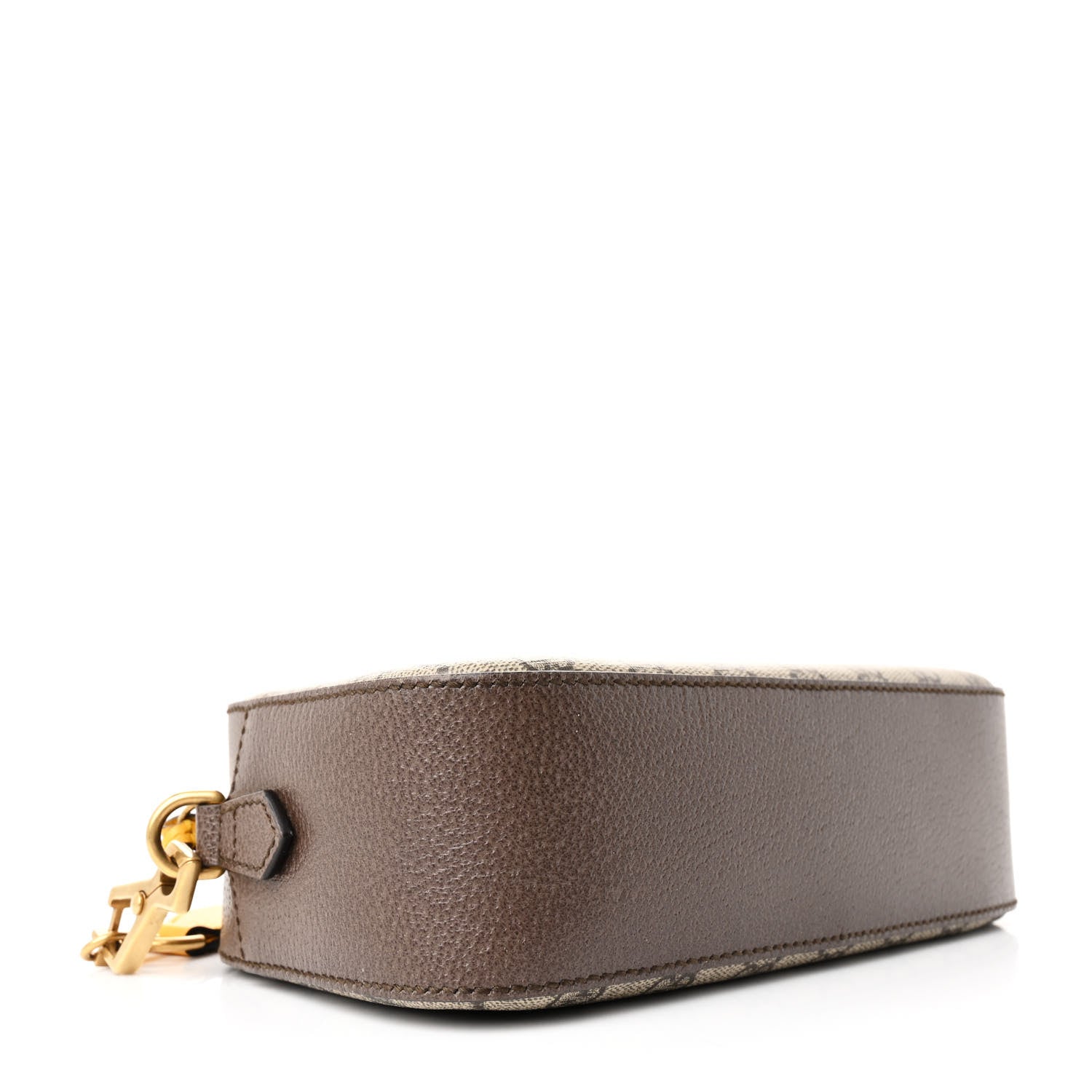Gucci GG Supreme Monogram Web Neo Vintage Shoulder Bag Beige New Acero Crop 4 of 11