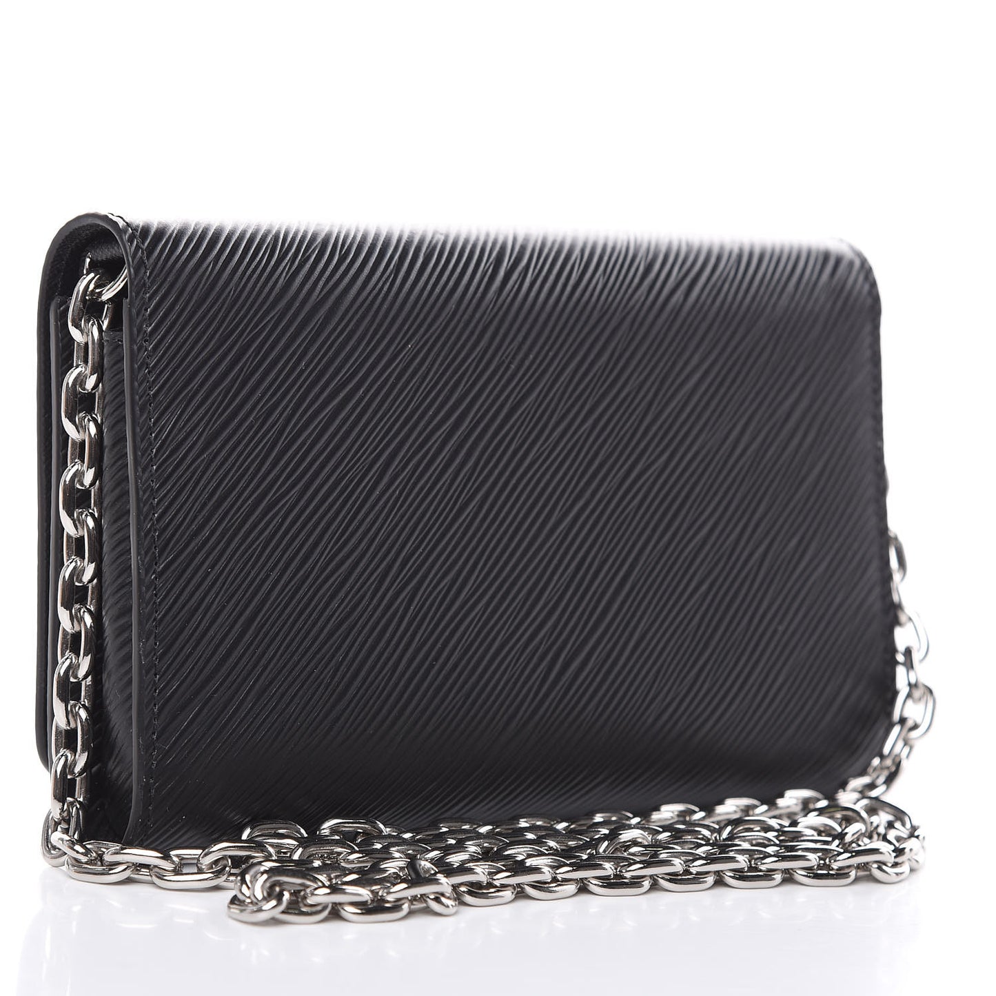 Epi Twist Chain Wallet Black