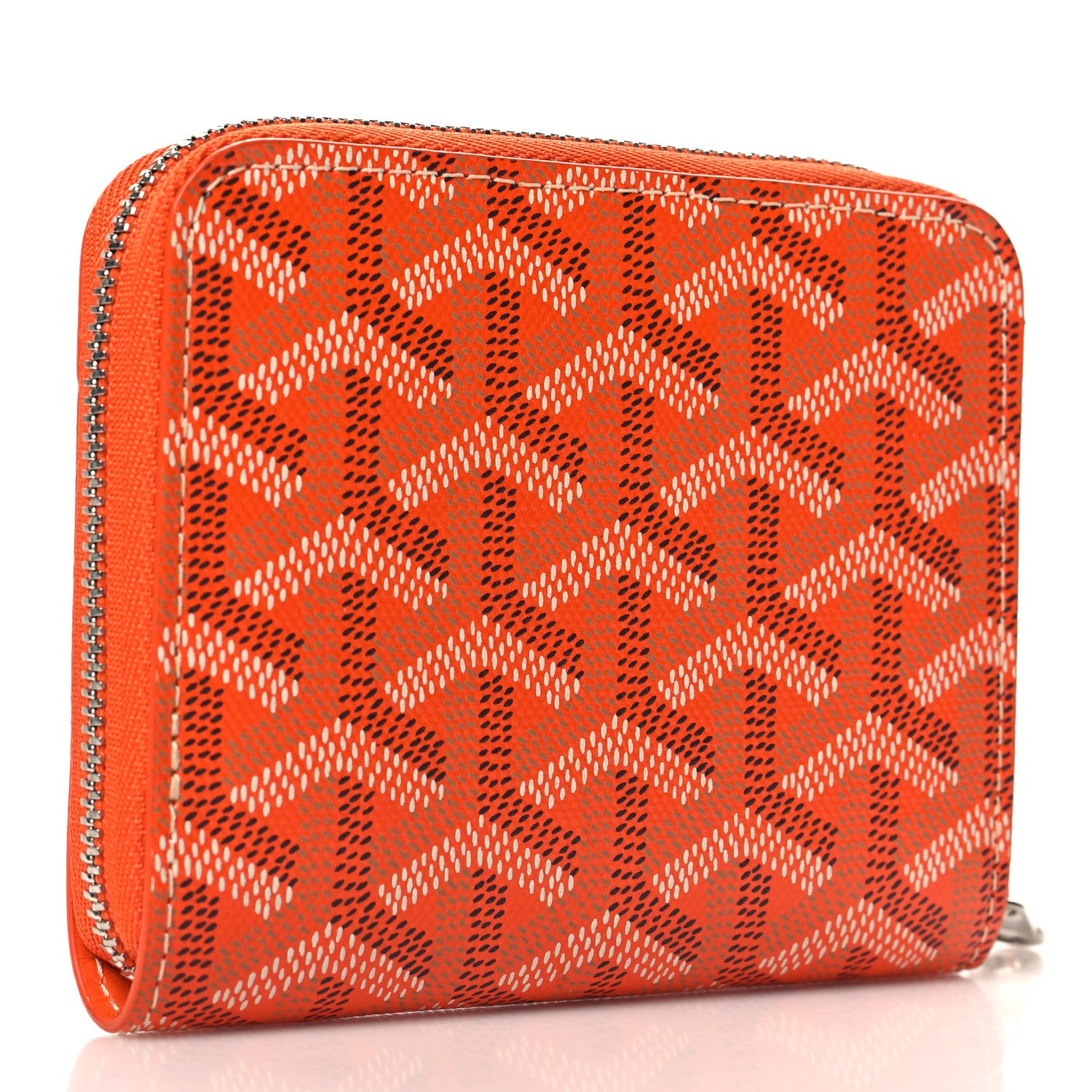 Goyard Goyardine Matignon PM Wallet Orange 3 of 7