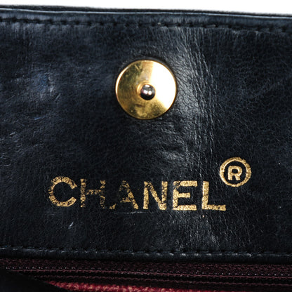 Chanel Lambskin Quilted CC Shoulder Bag Black 6 of 8