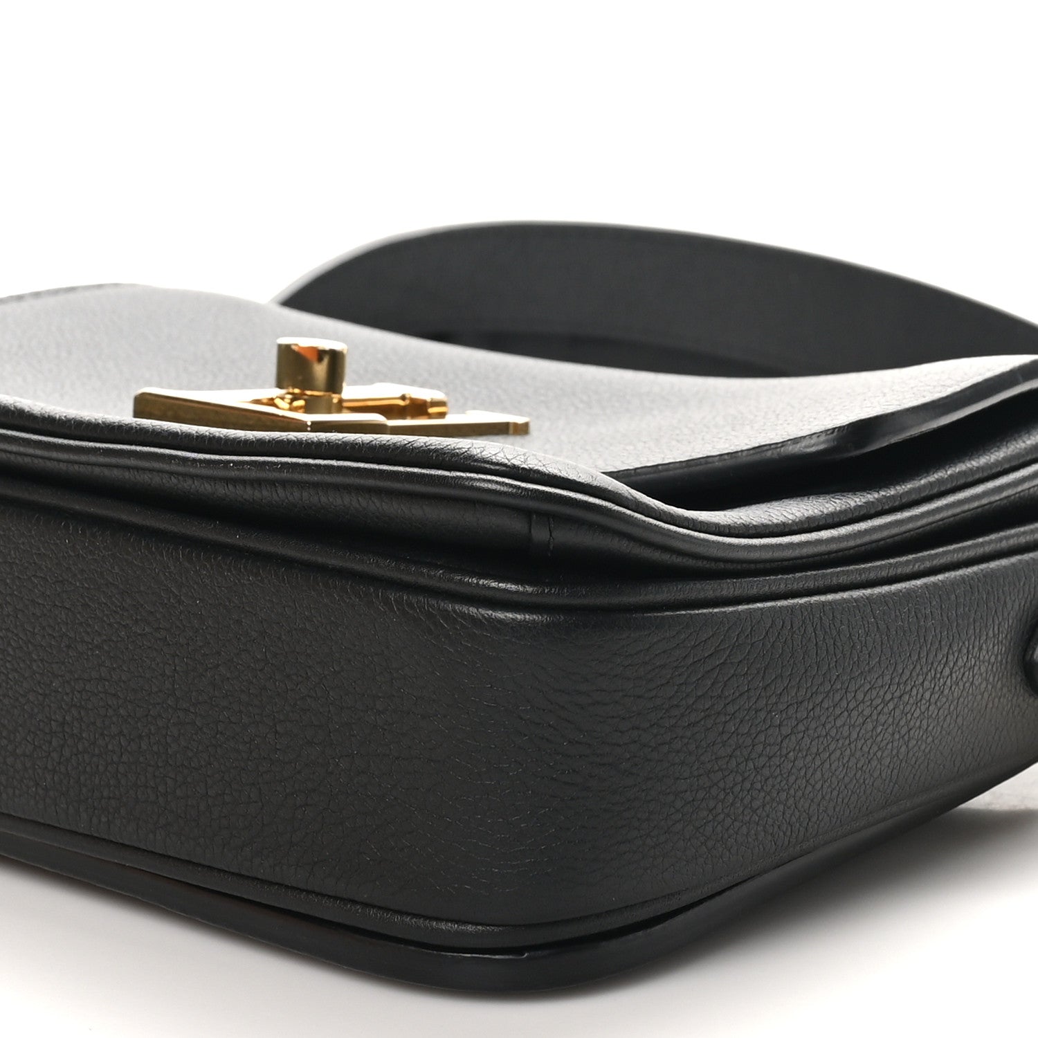 Louis Vuitton Grained Calfskin Lockme Oxford Black 9 of 10