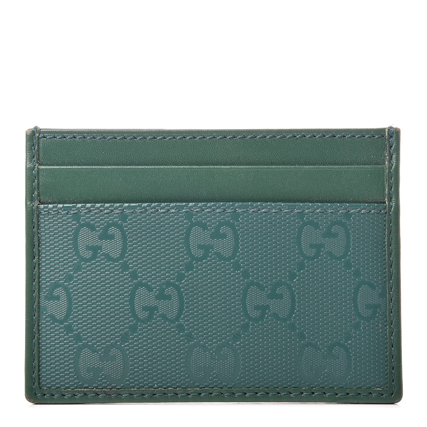 Gucci Imprime Monogram Card Holder Verdant 2 of 7