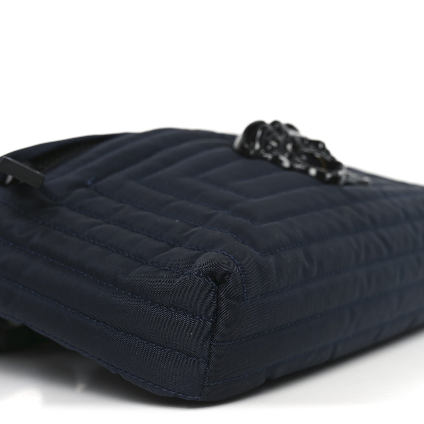 Nylon Palazzo Medusa Belt Bag Navy