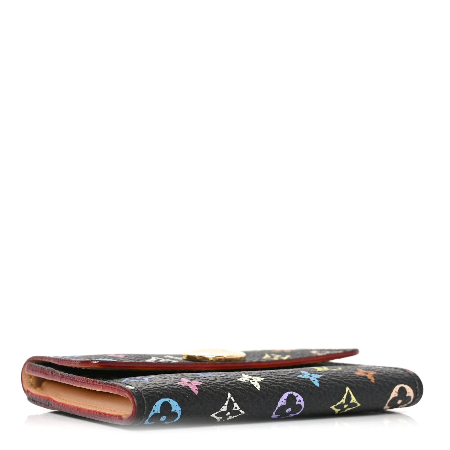 Louis Vuitton Monogram Multicolor Business Card Holder Black 4 of 7