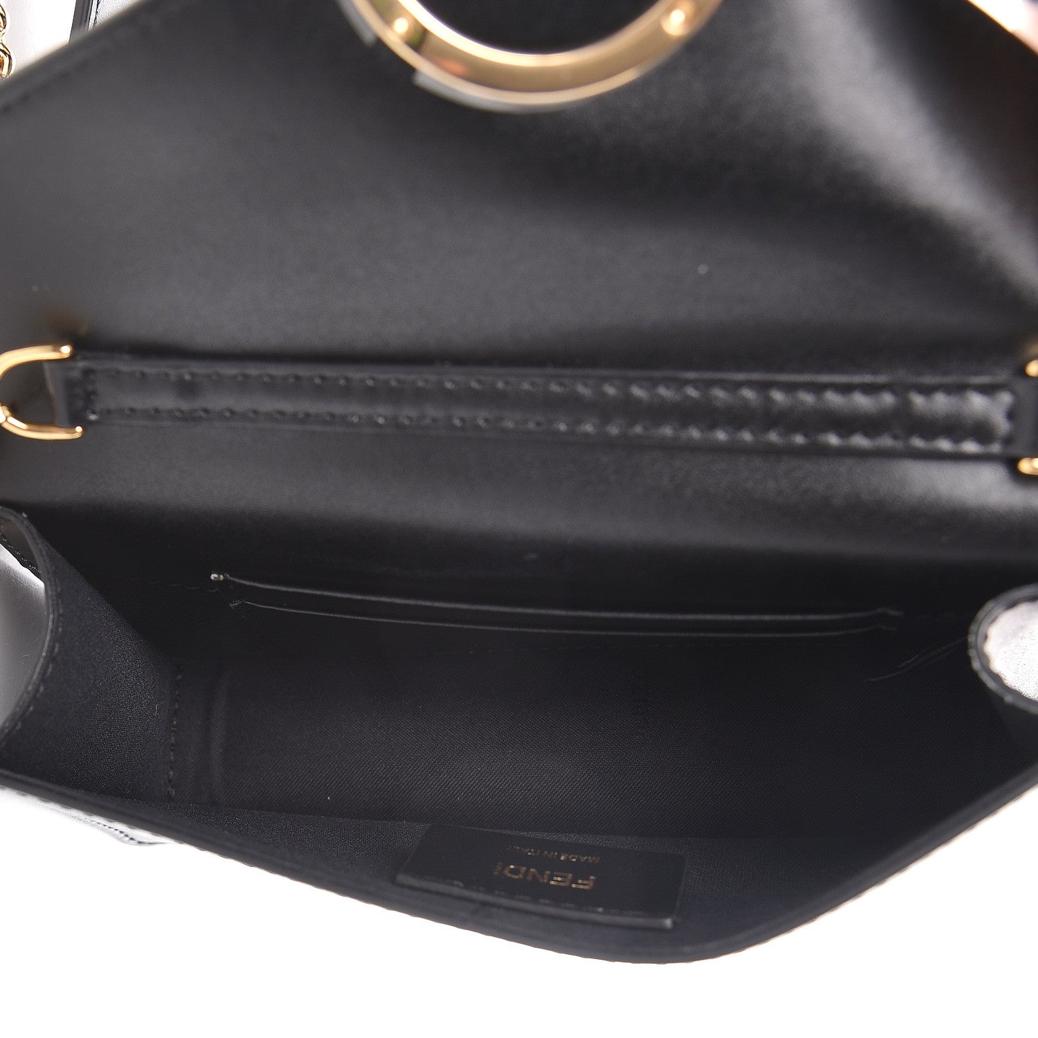 Fendi Vitello Liberty Lucido F is Fendi Envelope Belt Bag Black 6 of 11