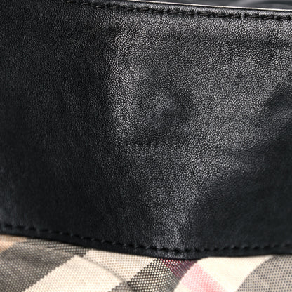 Burberry Lambskin Maggie Soft Knot Hobo Black 13 of 17