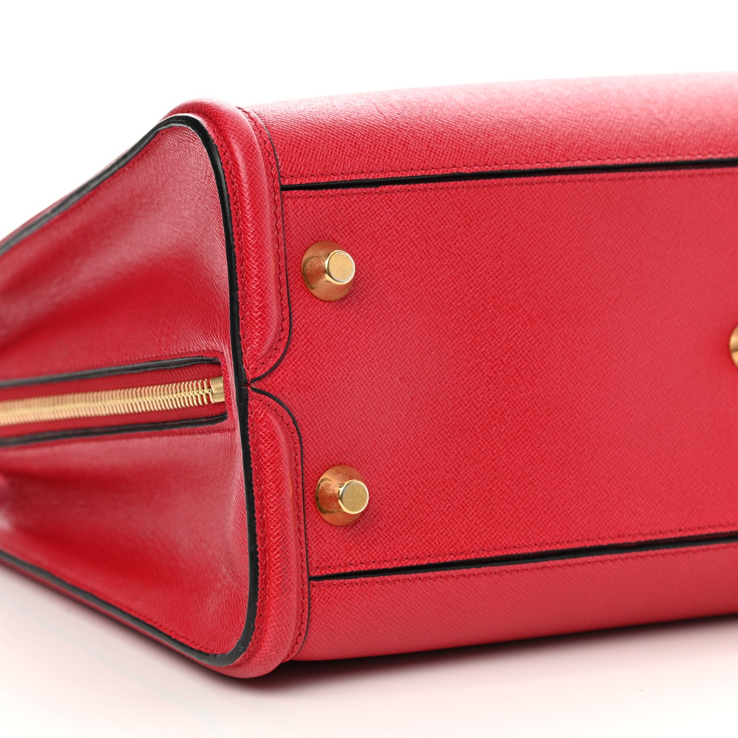 Saffiano Heroine Open Tote Red