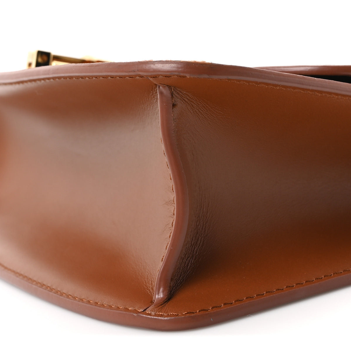 The Row Sleek Calfskin The Sofia 8.75 Crossbody Twany 9 of 9