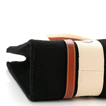 Chloe Felt Calfskin Medium Woody Ribbon Tote Black 9 of 10