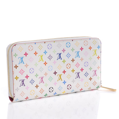 Louis Vuitton Monogram Multicolor Zippy Wallet White 3 of 8