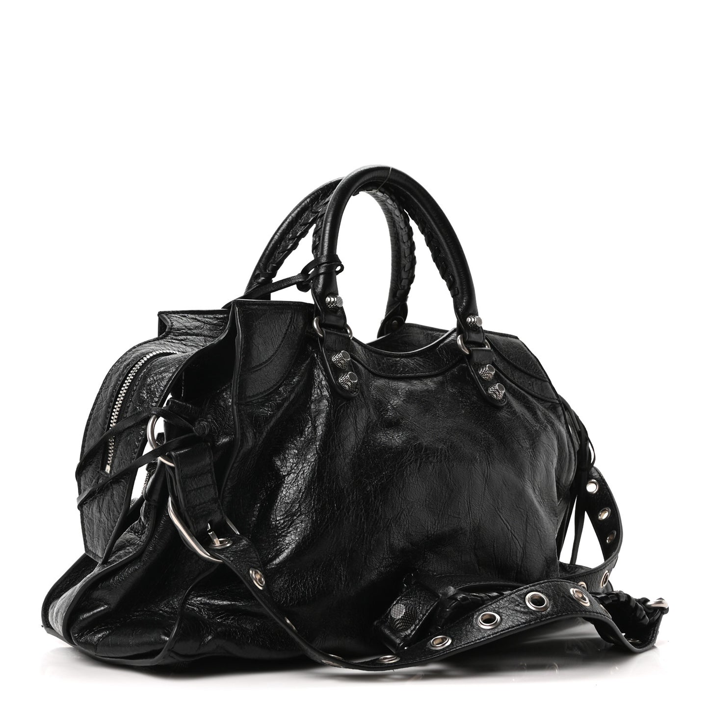 Agneau Arena Neo Cagole City Handbag Black