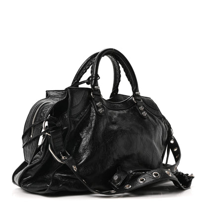 Balenciaga Agneau Arena Neo Cagole City Handbag Black 4 of 11