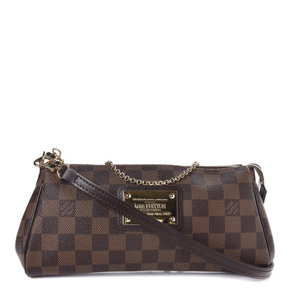 Louis Vuitton Damier Ebene Eva Clutch 1 of 8