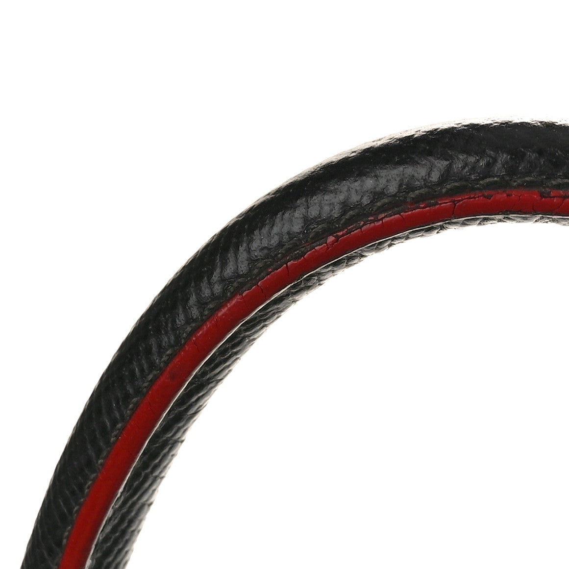 Saffiano Cuir Medium Double Bag Black Fuoco