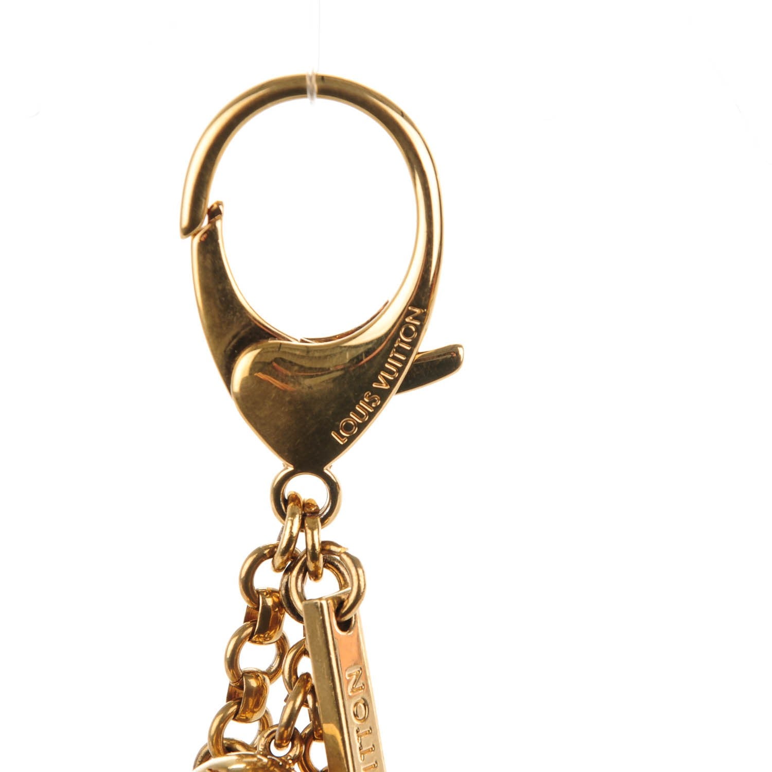 Louis Vuitton Mini Lin Croisette Bag Charm Beige 3 of 4