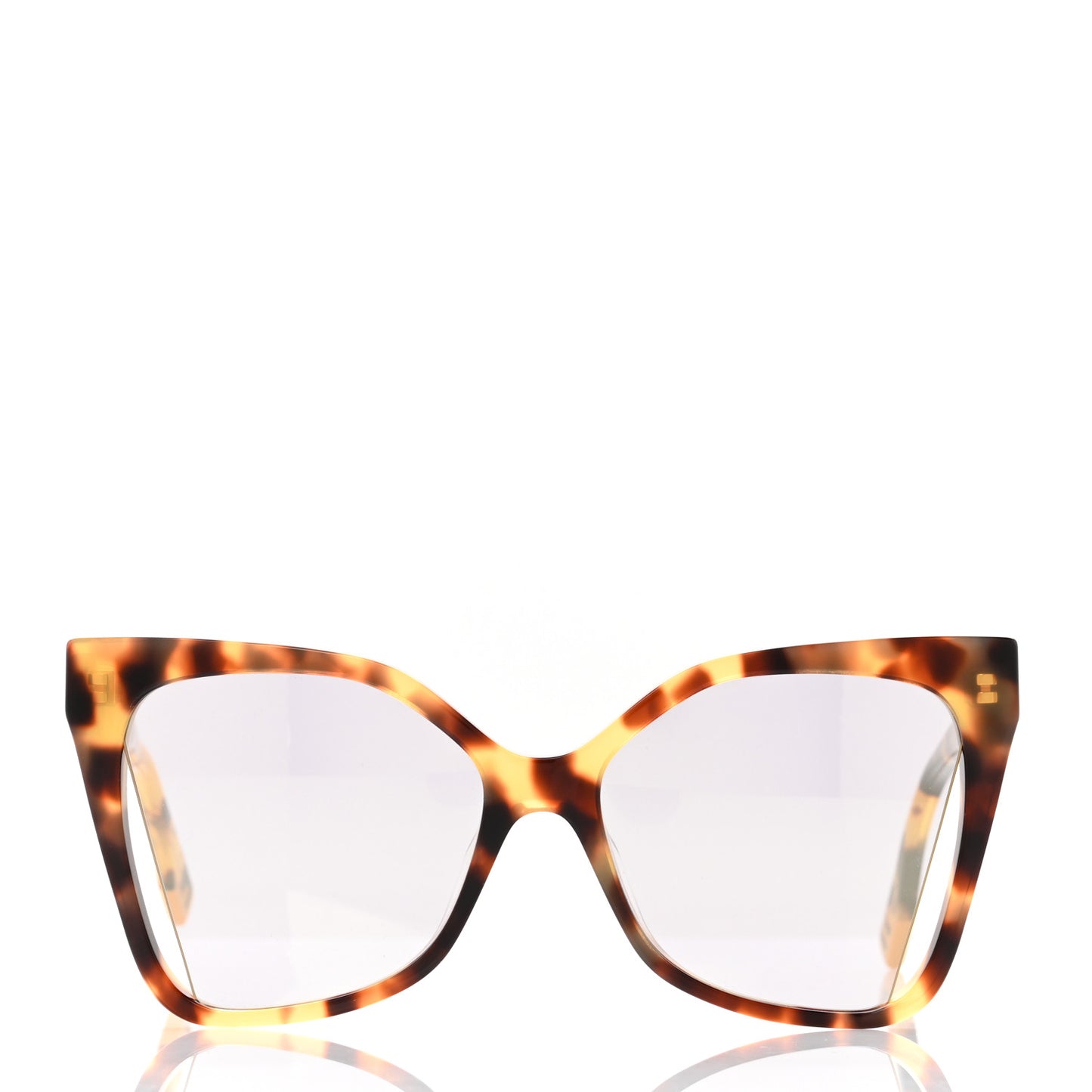 Acetate Butterfly Sunglasses FE40010U Havana Smoke