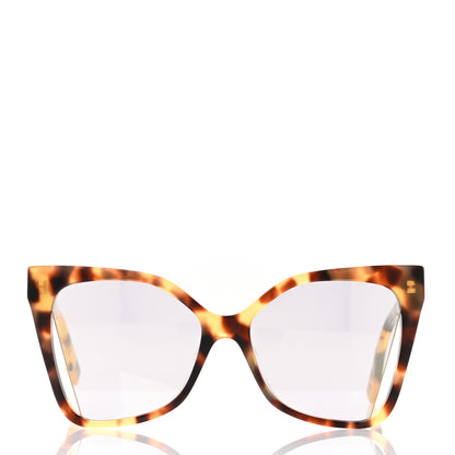 Fendi Acetate Butterfly Sunglasses FE40010U Havana Smoke 2 of 6