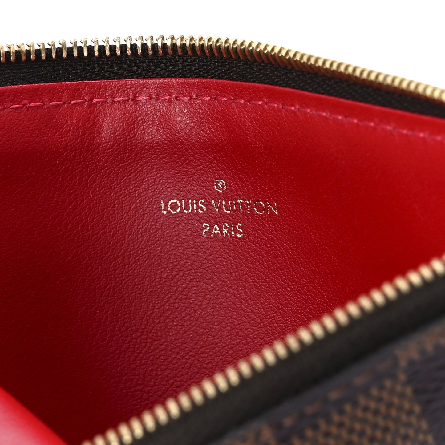 Damier Ebene LV Stories Pochette Felicie Chain Wallet