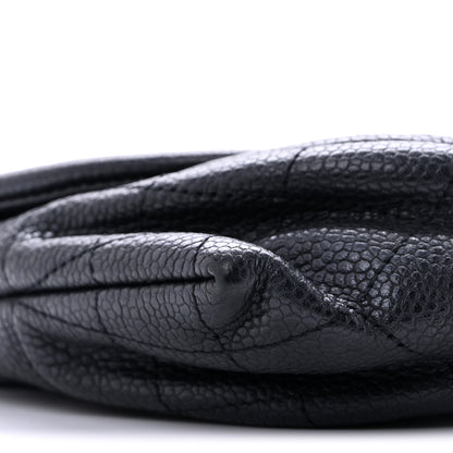 Chanel Caviar Half Moon Wallet On Chain WOC Black 10 of 12