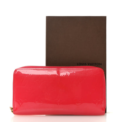 Louis Vuitton Vernis Zippy Wallet Rose Litchi 13 of 13