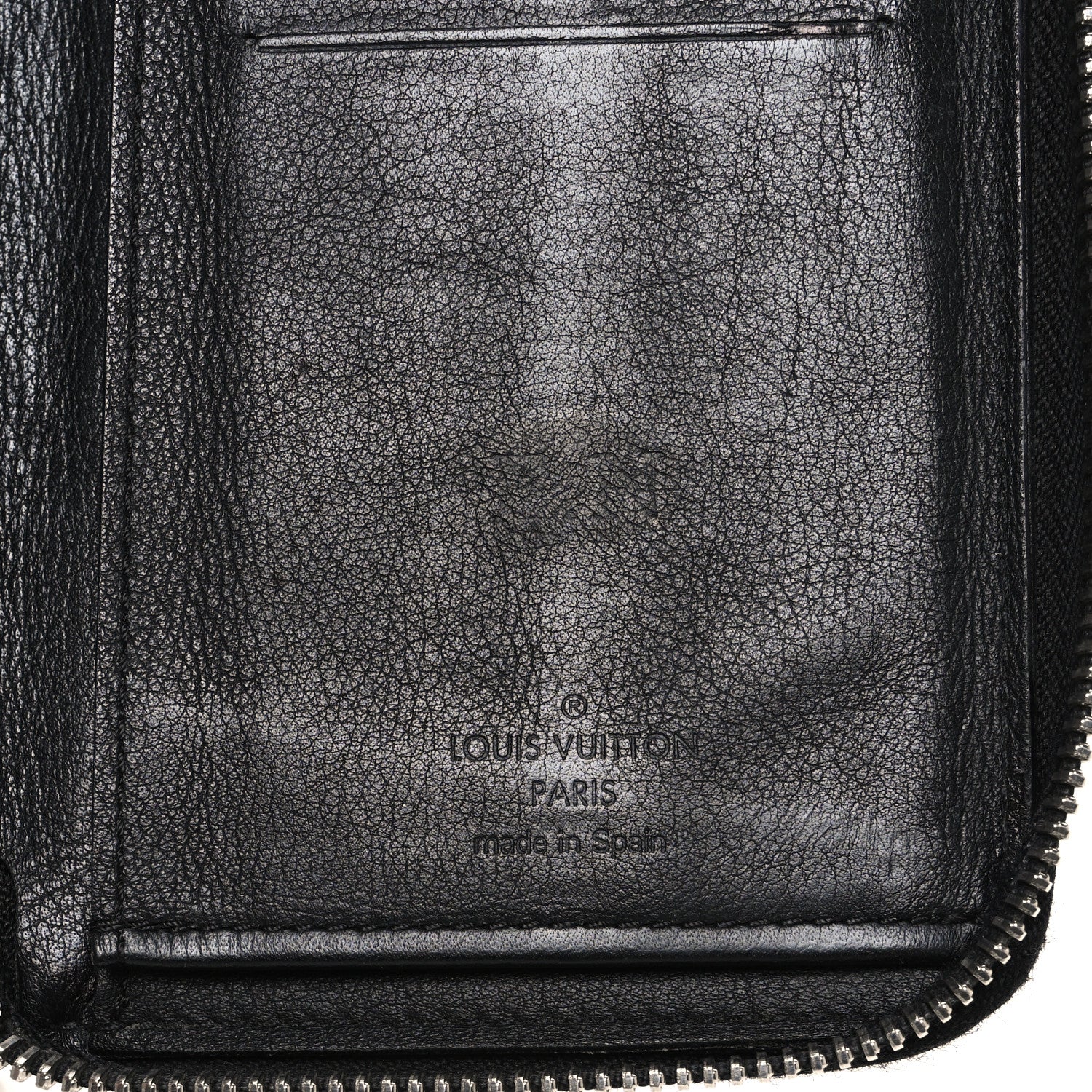 Louis Vuitton Taurillon Vertical Zippy Wallet Black 6 of 8