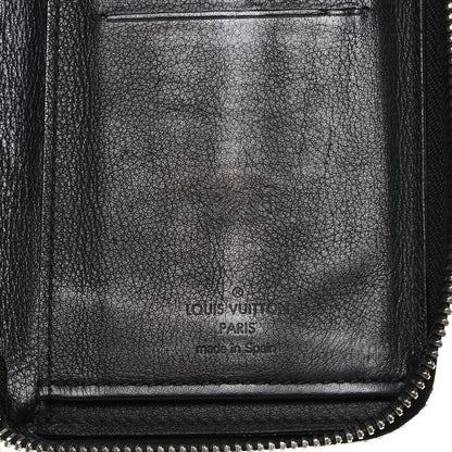 Louis Vuitton Taurillon Vertical Zippy Wallet Black 6 of 8