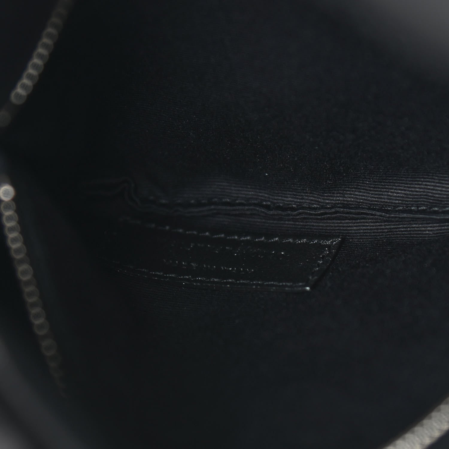 Saint Laurent Lambskin Quilted Small Loulou Puffer Monogram Chain Satchel Black 7 of 9