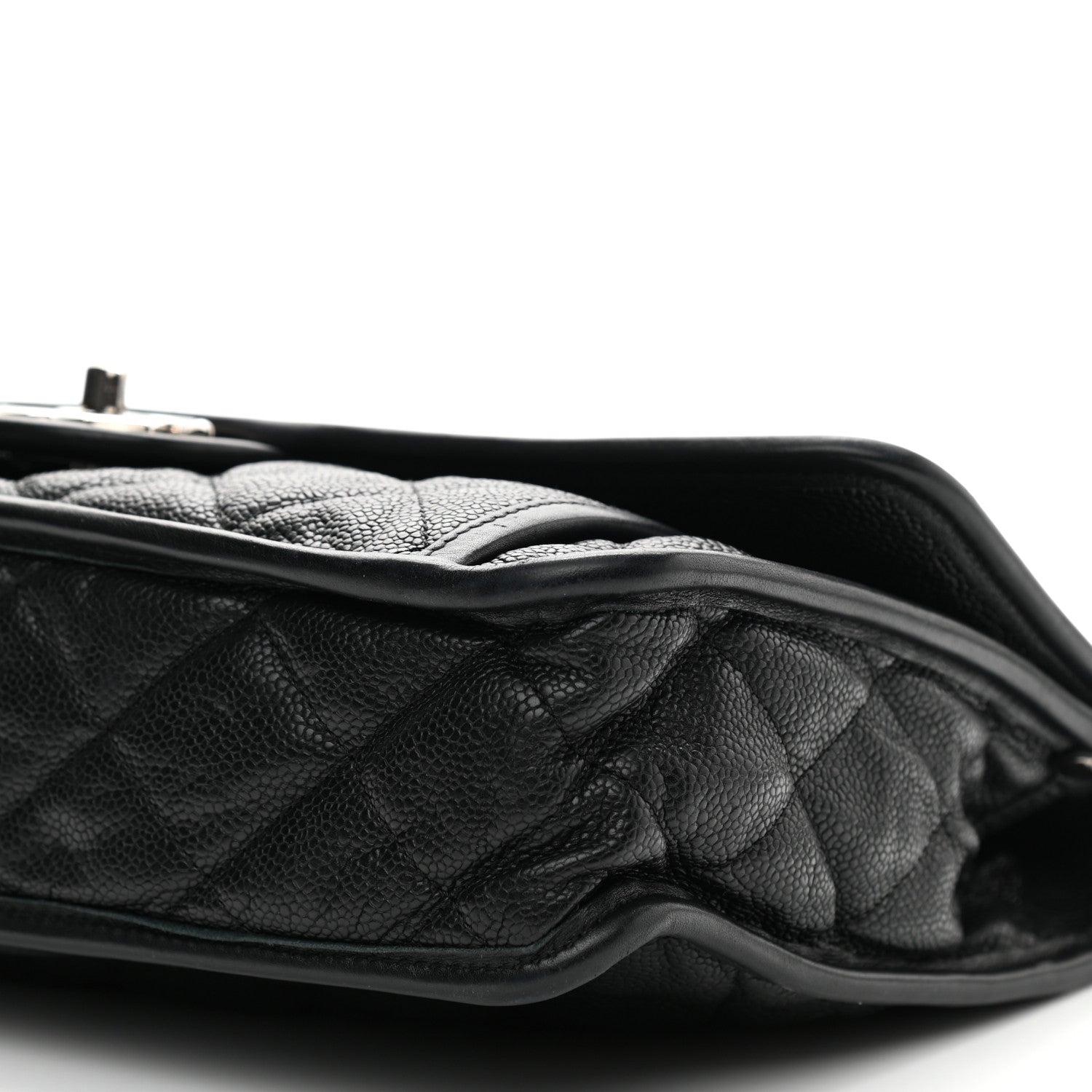 Chanel Caviar Quilted Large French Riviera Flap Black 9 of 12