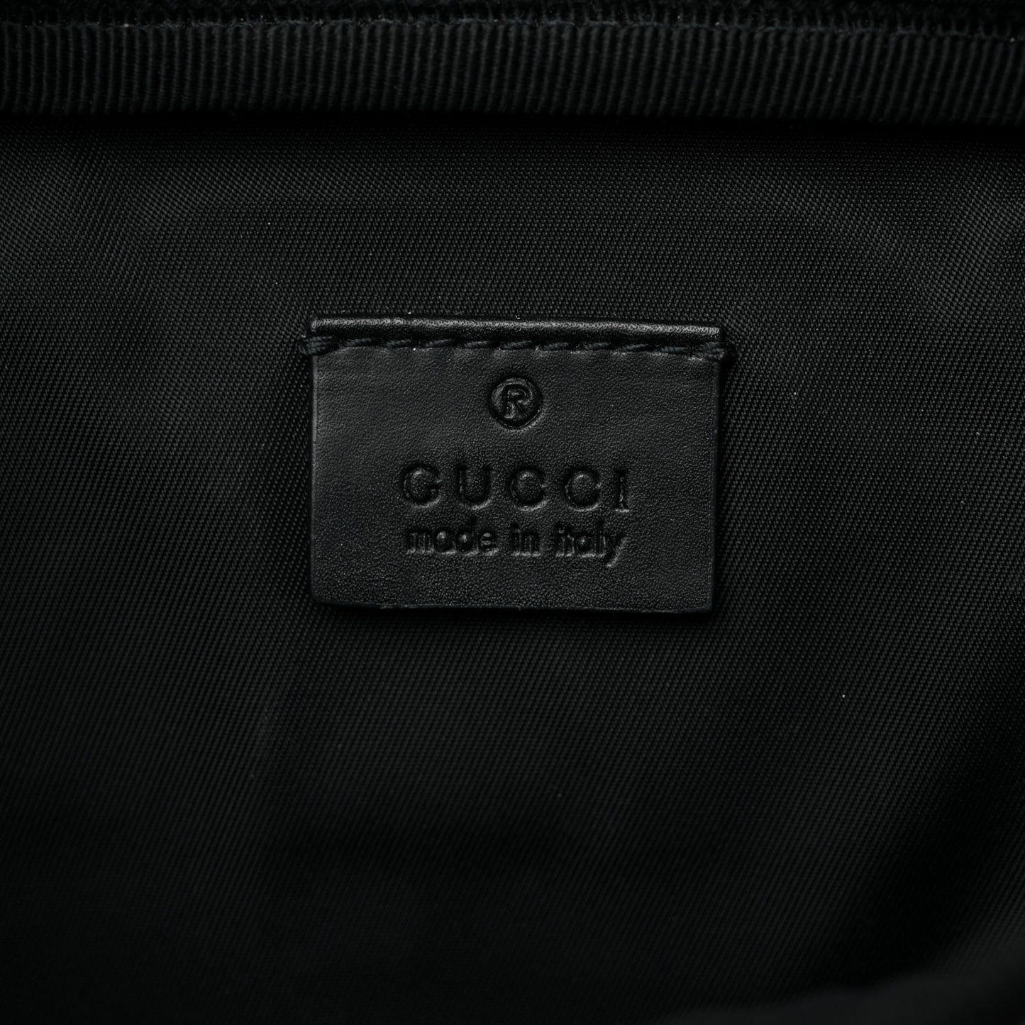 GG Supreme Monogram Web Belt Bag Black
