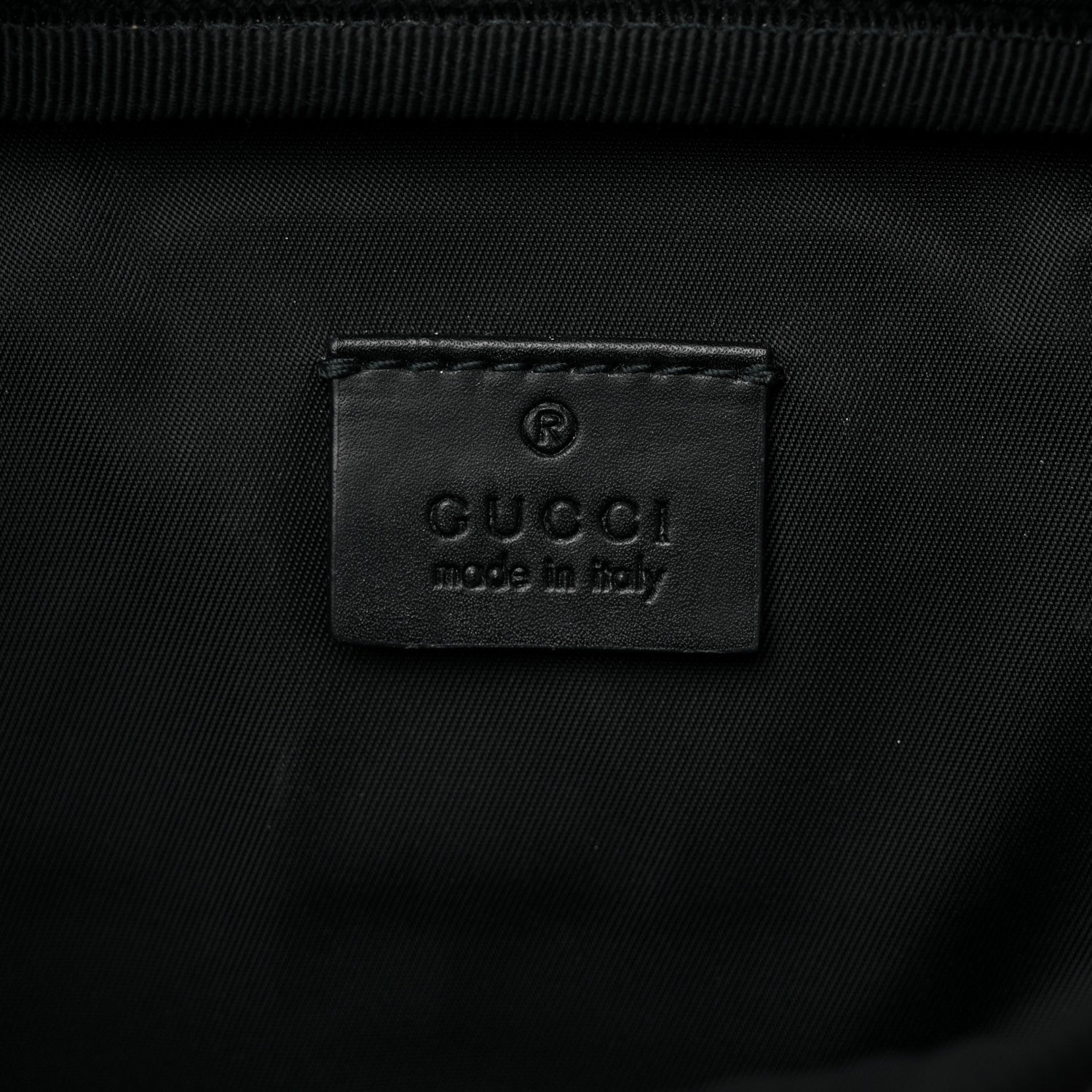 Gucci GG Supreme Monogram Web Belt Bag Black 6 of 16