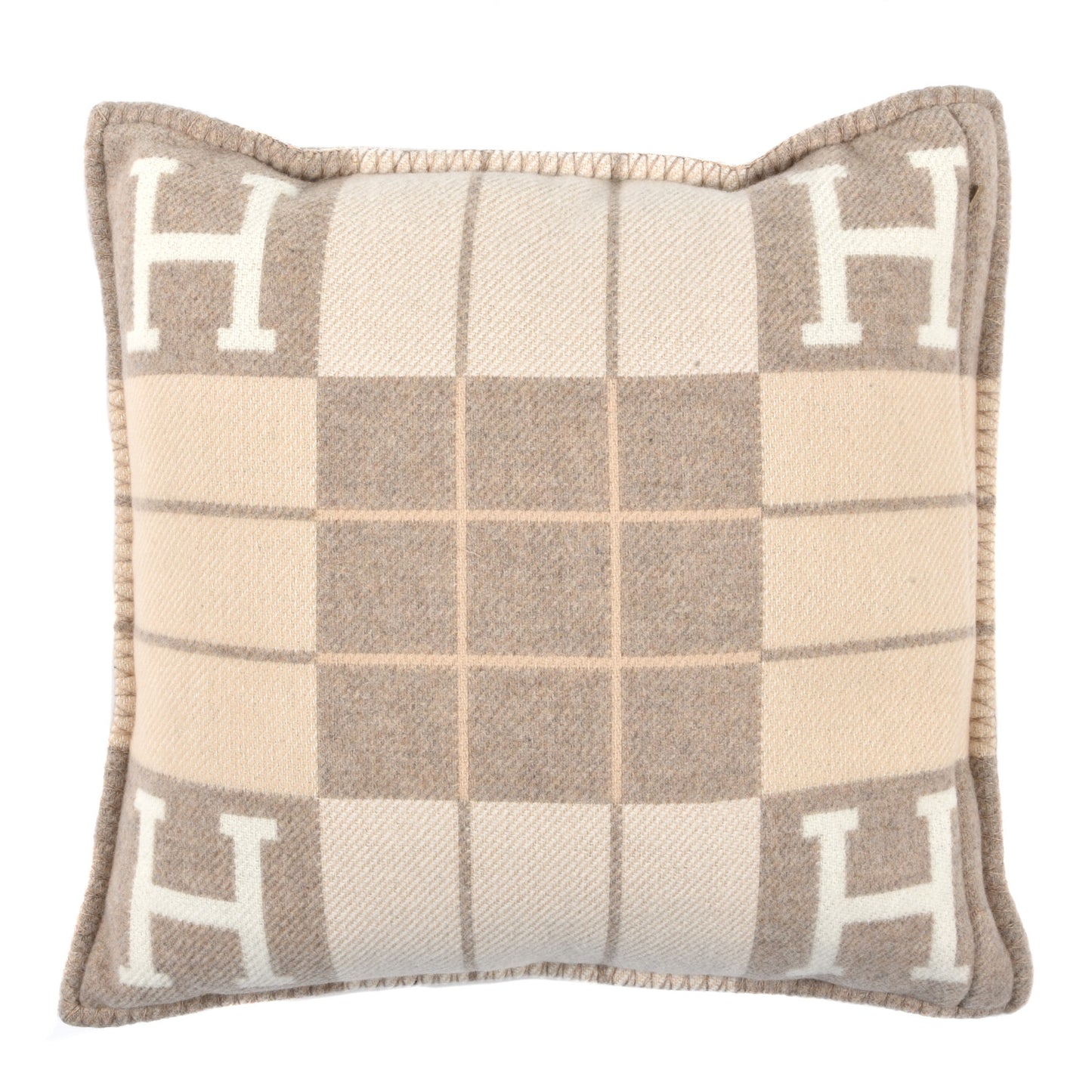 Wool Cashmere Avalon III Pillow PM Coco Camomille