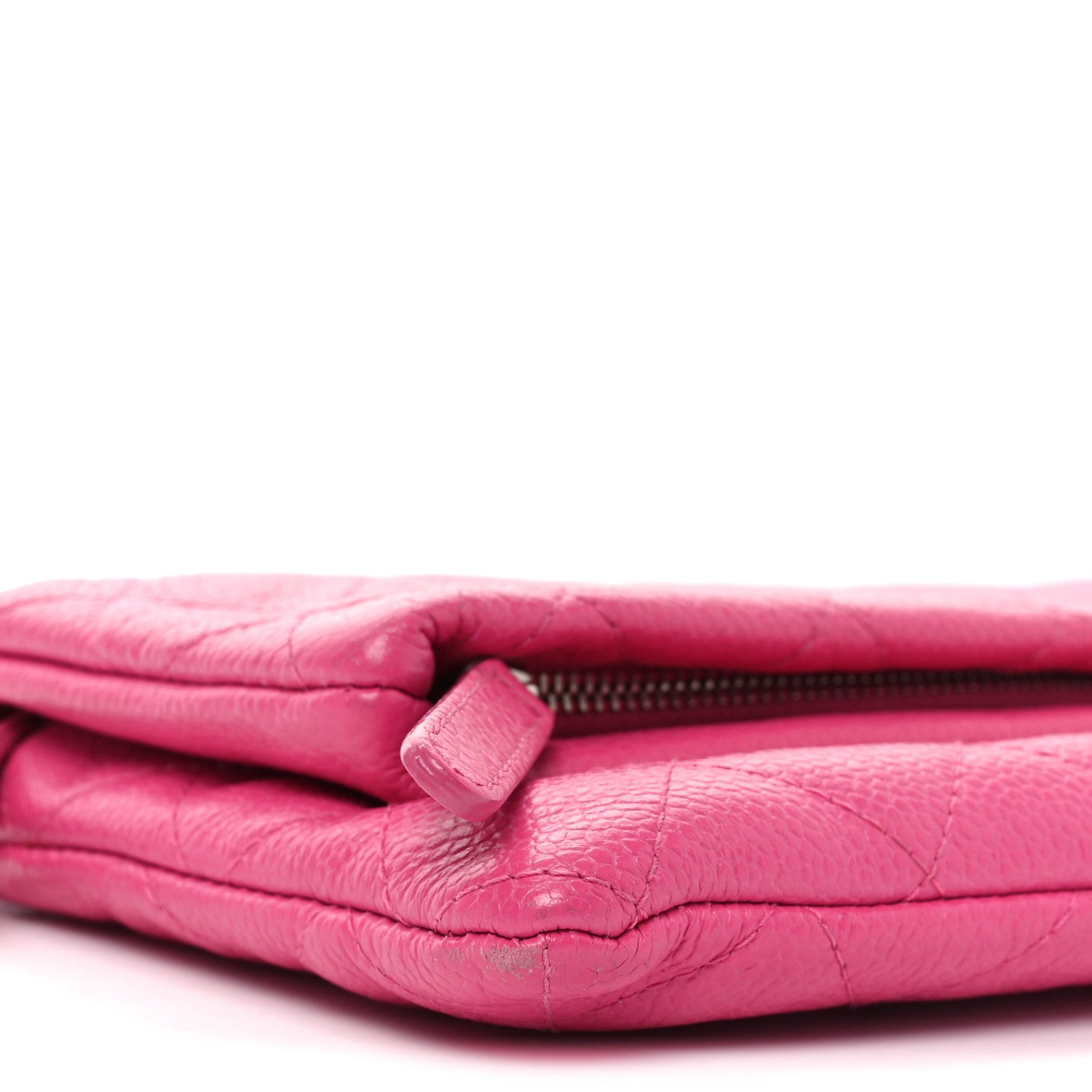 Chanel Caviar Quilted CC Beauty Clutch Pink 8 of 9