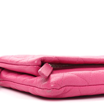 Chanel Caviar Quilted CC Beauty Clutch Pink 8 of 9