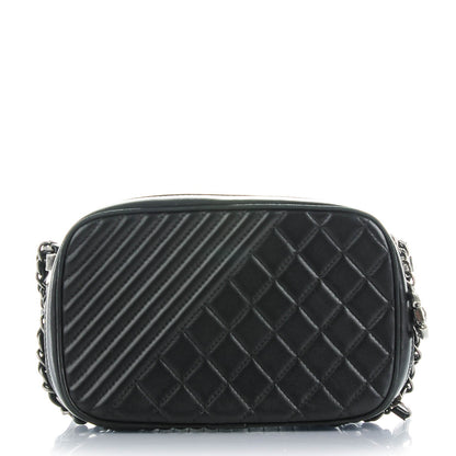 Chanel Lambskin Small Coco Boy Camera Case Black 1 of 8