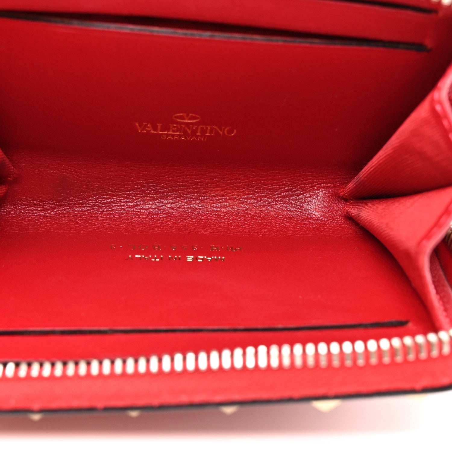 財布 Valentino Garavani red leather wallet Vlogo Red Wallet Valentino Garavani - Women – myCompañero