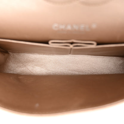 Chanel Metallic Lambskin Quilted Medium Double Flap Gold 5 of 12