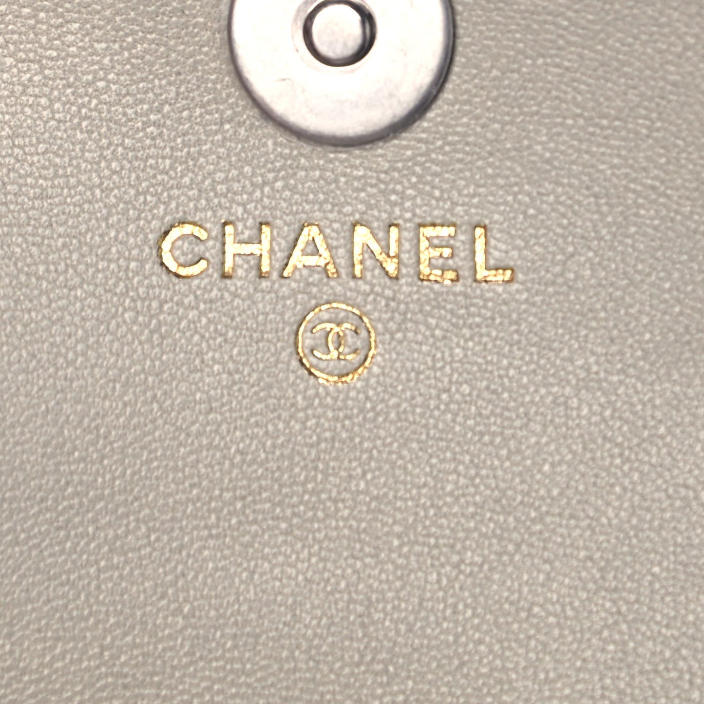 Lambskin Quilted Chanel 19 Flap Belt Bag Grey