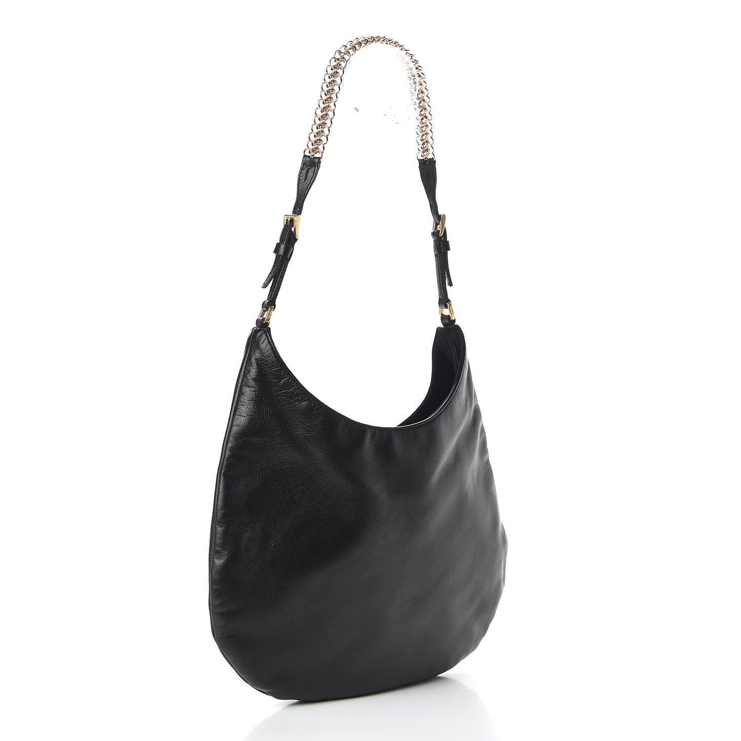 Nappa Chain Hobo Black