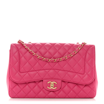 Chanel Lambskin Quilted Medium Mademoiselle Chic Flap Fuchsia 1 of 10
