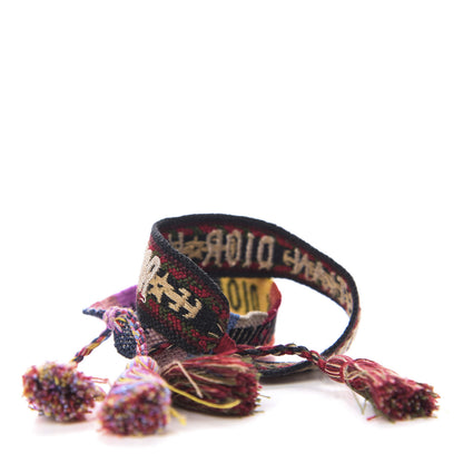 Christian Dior Woven Cotton J'Adior Friendship Bracelet Set 2 of 2
