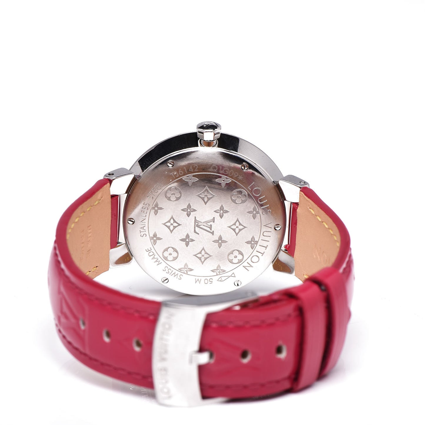 Stainless Steel Vernis Diamond 33mm Tambour Cool V Quartz Watch