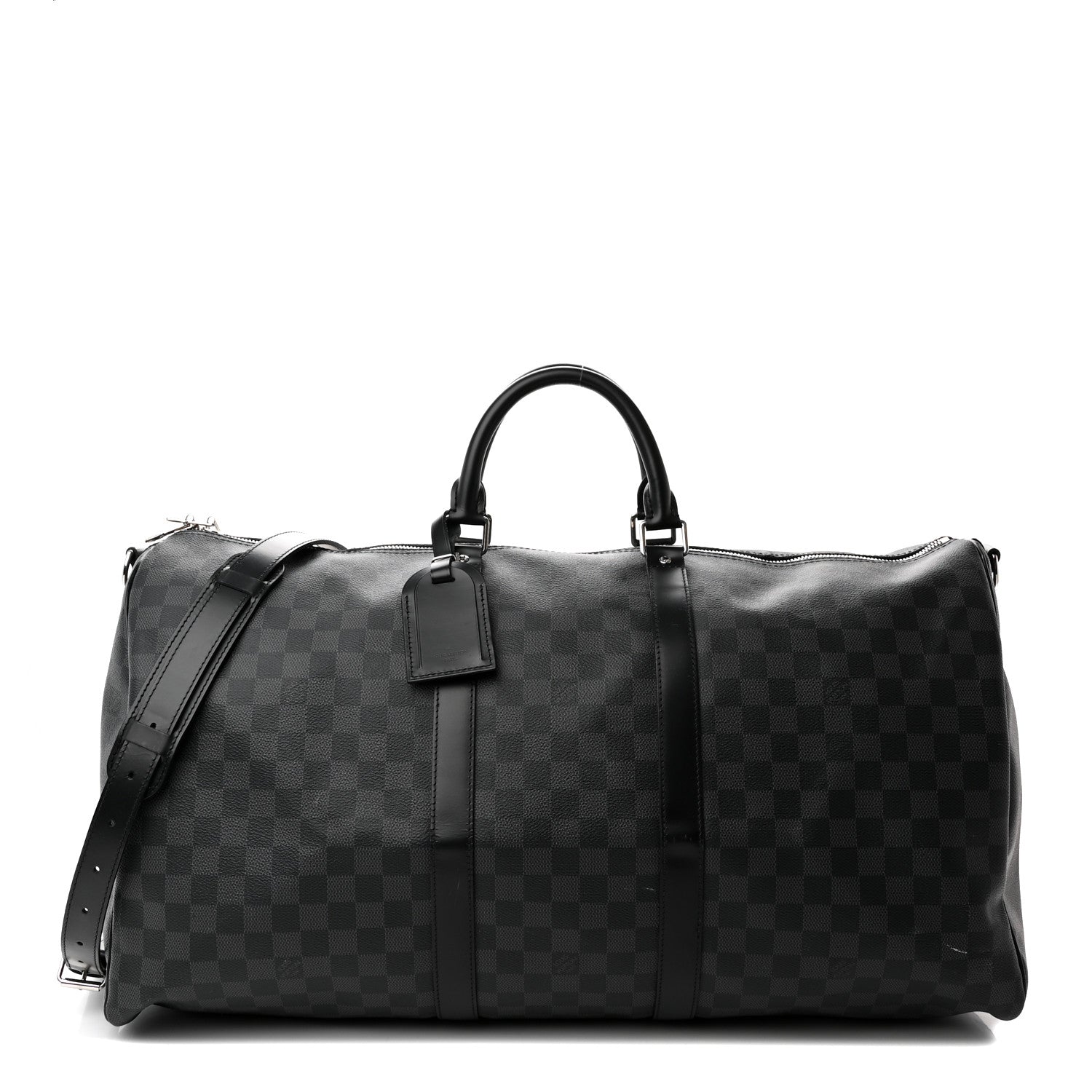 Louis Vuitton Damier Graphite Keepall Bandouliere 55 1 of 15