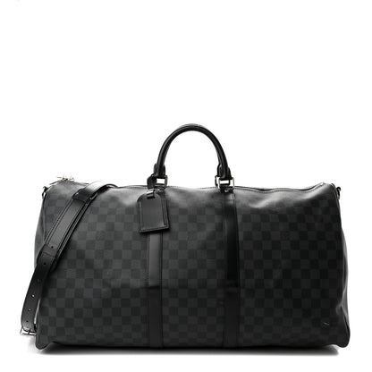 Louis Vuitton Damier Graphite Keepall Bandouliere 55 1 of 15