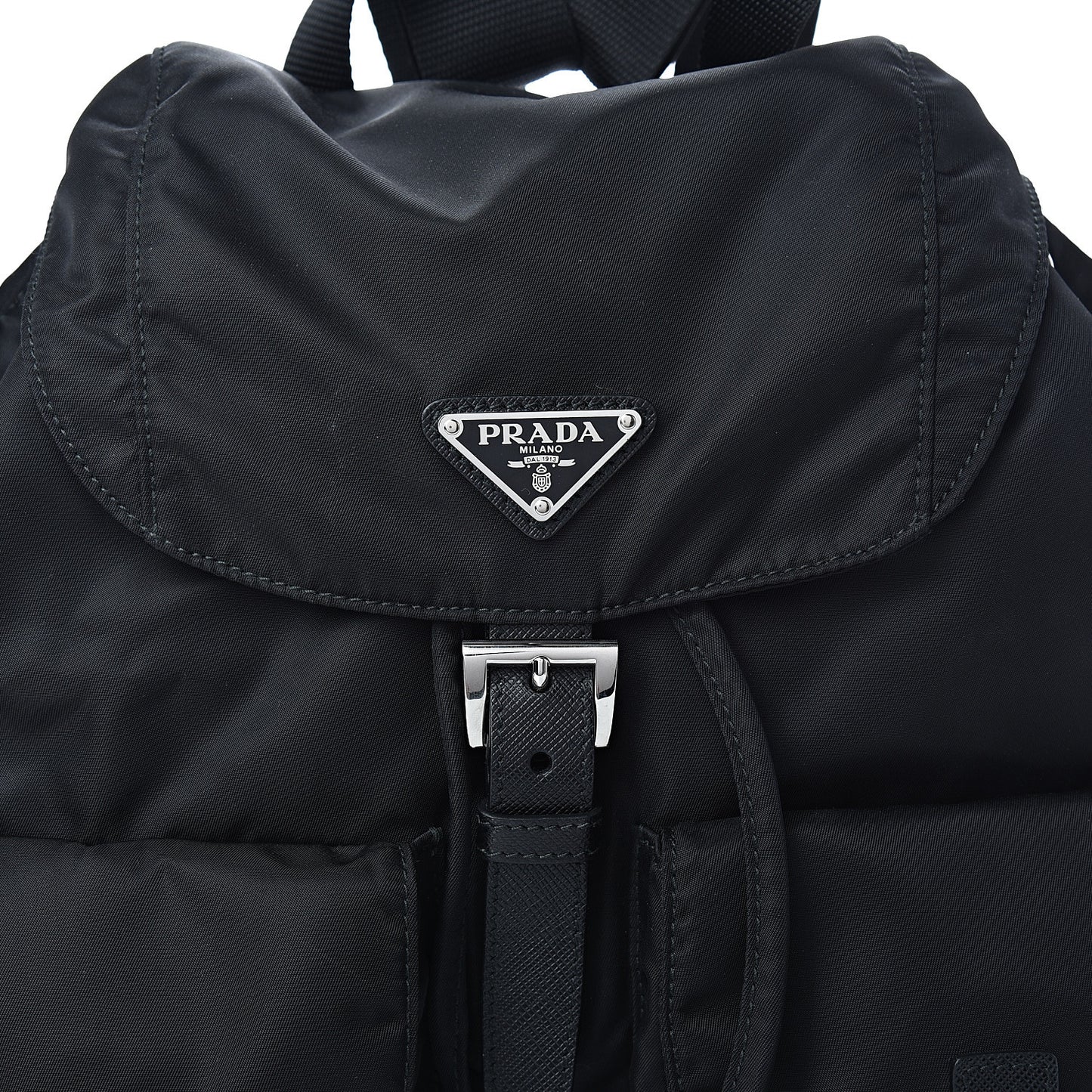 Nylon Vela Medium Backpack Black