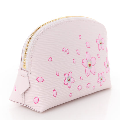 Louis Vuitton LV X TM Epi Cherry Blossom Cosmetic Pouch Pink 3 of 8