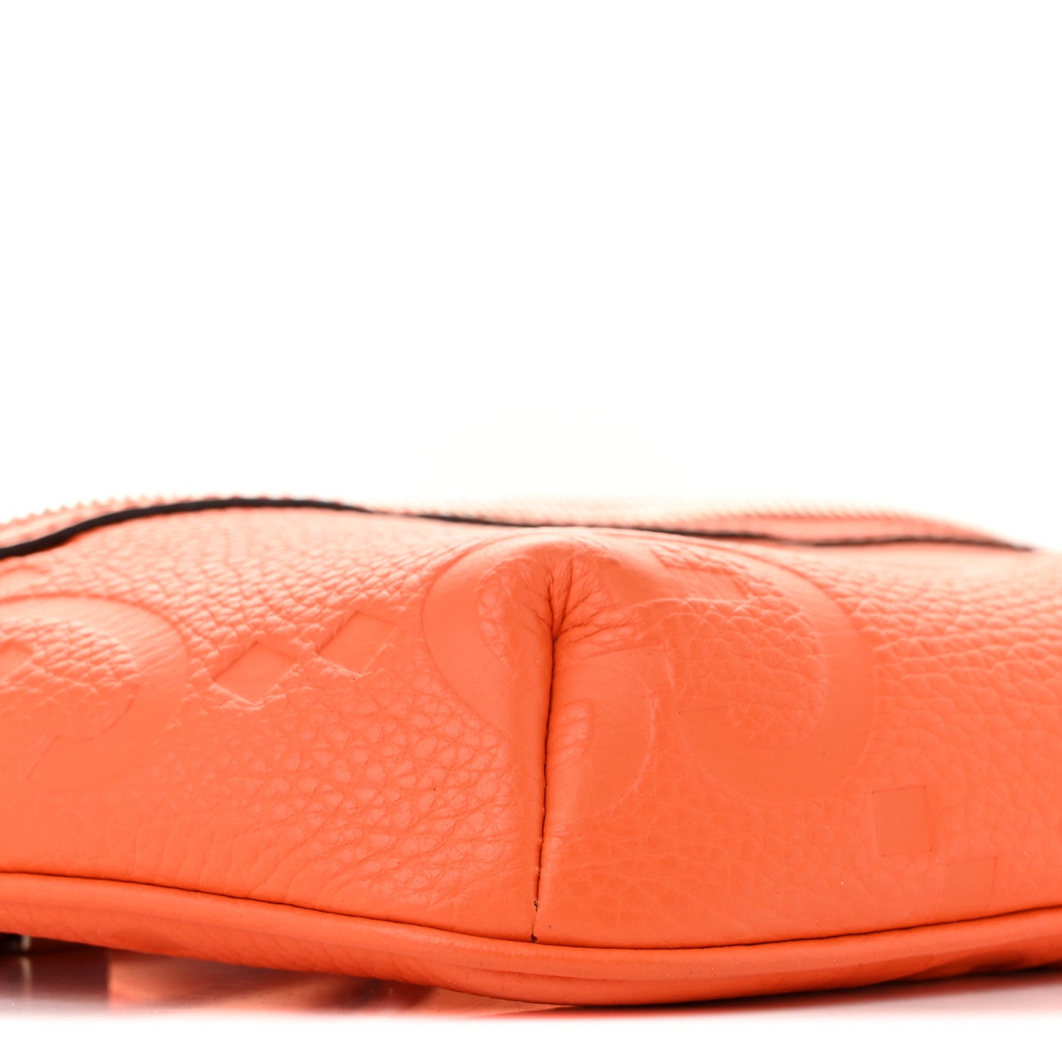 Gucci Piuma Calfskin Jumbo GG Embossed Small Belt Bag Good Orange 9 of 15