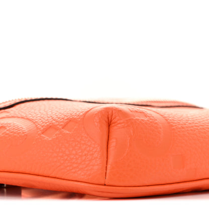 Gucci Piuma Calfskin Jumbo GG Embossed Small Belt Bag Good Orange 9 of 15